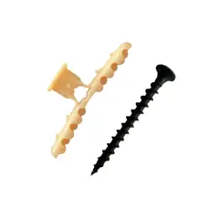 PLASTICOS Y AFINES - Chazo Supra 5/16 Con Tornillo Drywall 10 X 2 X 30 Unidades