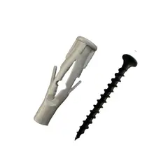 PLASTICOS Y AFINES - Chazo Colapsible 5/16 Con Tornillo Drywall 10x2 X 50 Unidades