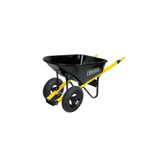 VULCAN - Carretilla de Acero con 2 Ruedas Cap 0.17 M3