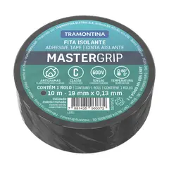 TRAMONTINA - Cinta Aislante Clase C Negra 19mm 10m Set X 20 Unidades
