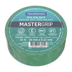 TRAMONTINA - Cinta Aislante Clase C Verde 19 Mm 10m Set X 20 Unidades