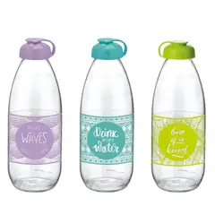 RENGA - Botella Leche Decorada Milky 1 Litro con Tapa