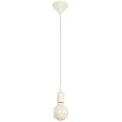 IKELITE DESIGN - Lámpara Colgante Blanco 1 Luz E27 60w