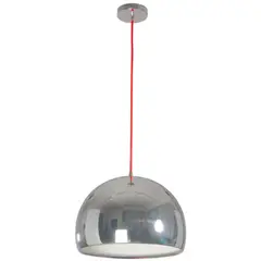 DESIGNER - Lámpara Colgante Cromo 1 Luz E27 60w