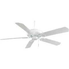 MINKA AIR - Ventilador Techo 5 Aspas 54 Pulgadas Blanco