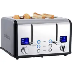 CUSIMAX - Tostadora Bagels 4 P 1650 W Plata