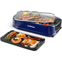 CUSIMAX - Parrilla Eléctrica 1500w Azul