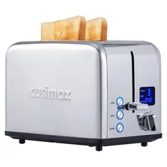 CUSIMAX - Tostadora 2 Panes 825 W Plata