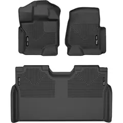 HUSKY LINERS - Combo Tapetes Supercrew Negro