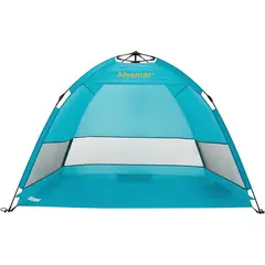 undefined - Carpa de Playa Alvantor Super Bluecoast con Protección Solar UPF 50+ y Diseño Automático