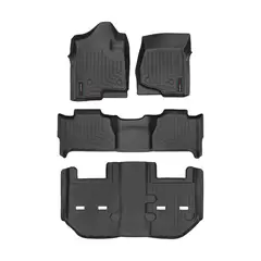 WEATHERTECH - Tapete para Suburban y Yukon Xl Color Negro