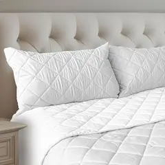 CASA BONITA - Quilt 180x230 Cm Sencillo/Semidoble Blanco