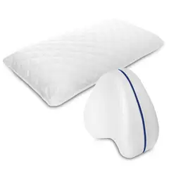 ENERGY PLUS - Set X2: Almohada Larga Ultrasonido + Almohada Apoyo Piernas