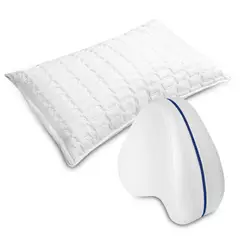 ENERGY PLUS - Set De 2 1 Almohada + 1 Almohada Ortopédica De Apoyo