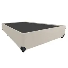 MUEBLES COLOMBIA MUCOL - Base cama Wide 90X190X33 Entera con Pestaña marfil