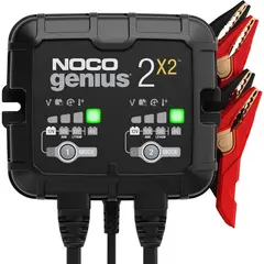 NOCO - Cargador de Batería Inteligente Doble Banco 12v