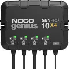 NOCO - Cargador de Batería Barcos 4 Bancos 40 Ah 12v