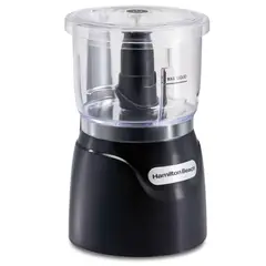 HAMILTON BEACH - Mini Picador de Alimentos. 3 Tazas