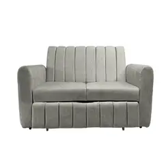 LA AMOBLADORA - Sofá Cama Hamburgo 145x90 Gris Hielo