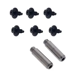 GENERICO - Clip Moldura Estribo Chevrolet Spark Lt. 7:24. Chronos. Go. Spark Life