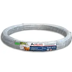 undefined - Alambre Cerca Eléctrica Tornado Triple Capa Galvanizado C 12.5 Rollo X 25 kg SAE 1070