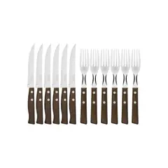 TRAMONTINA - Juego De Cubiertos Para Asado 12 Piezas.