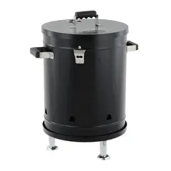 MUEBLES 2020 - Barril Asador Lámina Hierro Pequeño 65X50 Cm