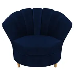 LA AMOBLADORA - Poltrona Palma 95X90 en Poliéster Azul