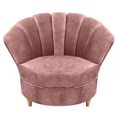 LA AMOBLADORA - Poltrona Palma 95X90 en Poliéster Coral