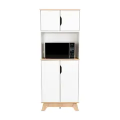 RTA DESIGN - Mueble Microondas Alto Bi-color 170x65 Rta Duna Blanco