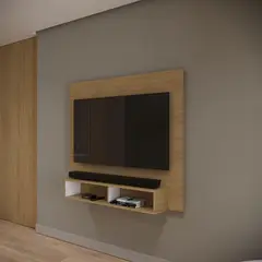 JUST HOME COLLECTION - Panel para Tv Oslo 118x135x22.4cm Rovere