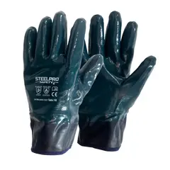 STEELPRO - Paquete X 12 Pares Guante Nitrilsafe De Seguridad Aramida Cut Talla 9
