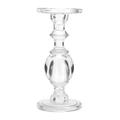 MARRES - Candelabro Vidrio 11.3x24.7 cm Transparente Murano