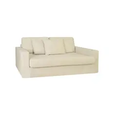 undefined - Sofá Guim 3 Puestos Tela Antifluidos 220x90x70 Beige