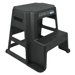 TRUPER - Butaco Silla y Escalera 2 Peldaños Capacidad Carga de 136 kg