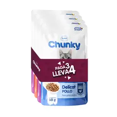 CHUNKY - Alimento Húmedo Deli Cat Pague 3 Lleve 4