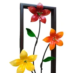 undefined - Cuadro de Pared Tradicional Flores Puntas Pastel