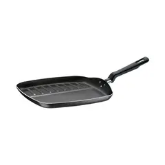 TRAMONTINA - Plancha Bifera Loreto Starflon Max y Exterior Siliconado Grafito 26 cm