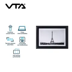 VTA PLUS - Antena Tdt Decorativa Tipo Cuadro Vta