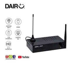 DAIRU - Decodificador Tdt Con Antena Funcion Youtube