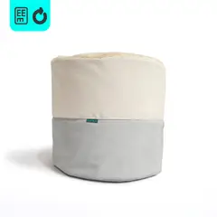 REEMADE - Puff Natura Cilindro Eco Beige