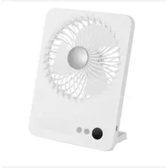 GENERAL - Ventilador Lámpara De Escritorio Usb Plegable Jk-F668 Blanco