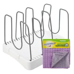 ESSENZA - Organizador Tapas Mas Microfibra Cocina