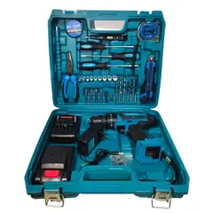 52 BITS - Taladro Inalámbrico 24V Percutor para Trabajo Pesado