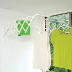 REJIPLAS - Tendedero Pared 5 Tubos 100cm 25 Kilos Brissa Blanco