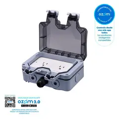 VTA PLUS - Tomacorriente De Pared Inteligente Exteriores Roky