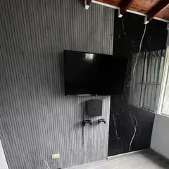 PANELES WPC - Panel para Revestimiento Interior en WPC Liscio 25 X 290 X 01 cm Liscio Gris