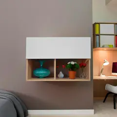 JUST HOME COLLECTION - Repisa Spin 58.8x40x19.5cm Madera Natural