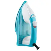 BLACK+DECKER - Plancha de vapor Suela ceramica anti arrugas azul IR1851