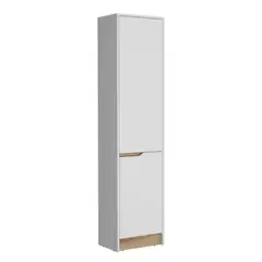 undefined - Alacena Sencilla Soler Blanco/Macadamia 180x43x30 cm Just Home Collection
